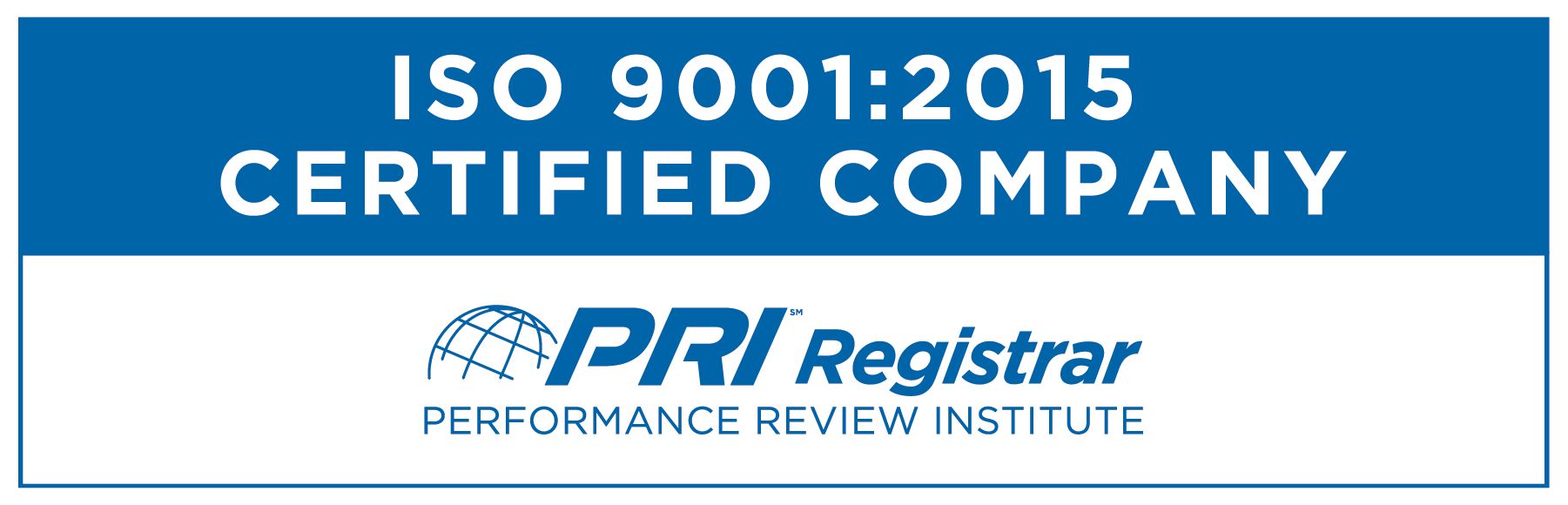 A blue logo for platinum registration inc.