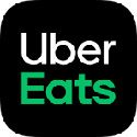 Uber Eats logo: white 