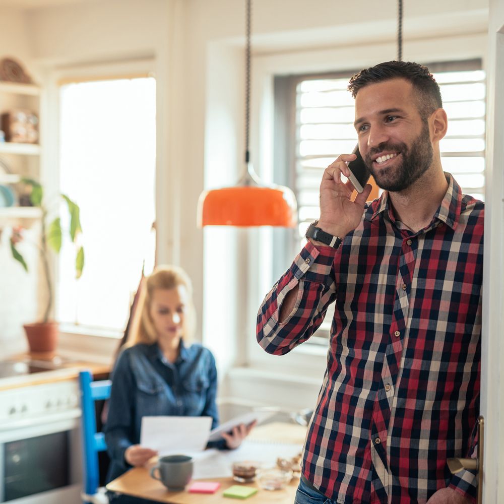 Man Calling for Insurance