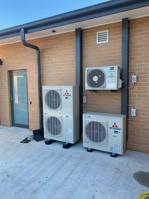 Air Conditioning and a Fan — Brownlow Electrical Air Conditioning Refrigeration In Shellharbour, NSW