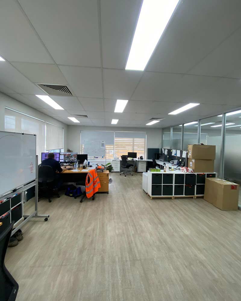 Large Office Lighting Installation — Brownlow Electrical Air Conditioning Refrigeration In Wollongong, NSW