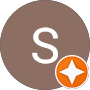 Brown circle with white 