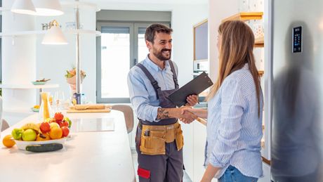 Plumber Talking to Client — Henderson, NV — Southern Nevada Plumbing