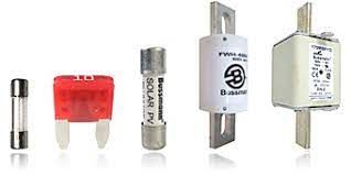 Various electrical componets, fuses, rectifiers of different sizes and types. 