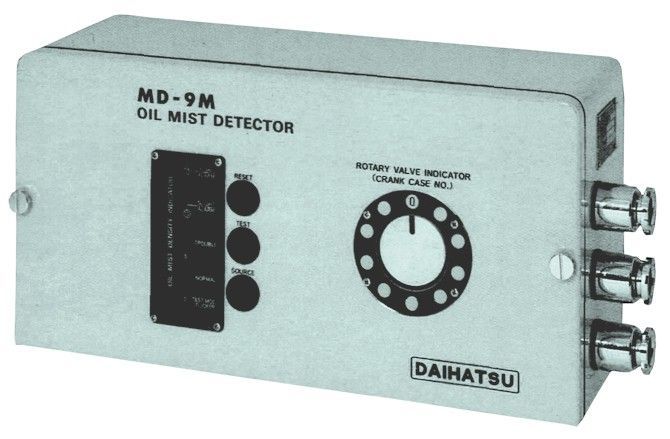 Oil mist detector with dials, 