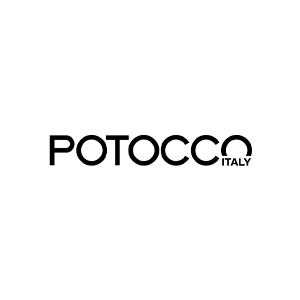 Logotipo de POTOCCO ITALY en texto negro sobre fondo blanco.