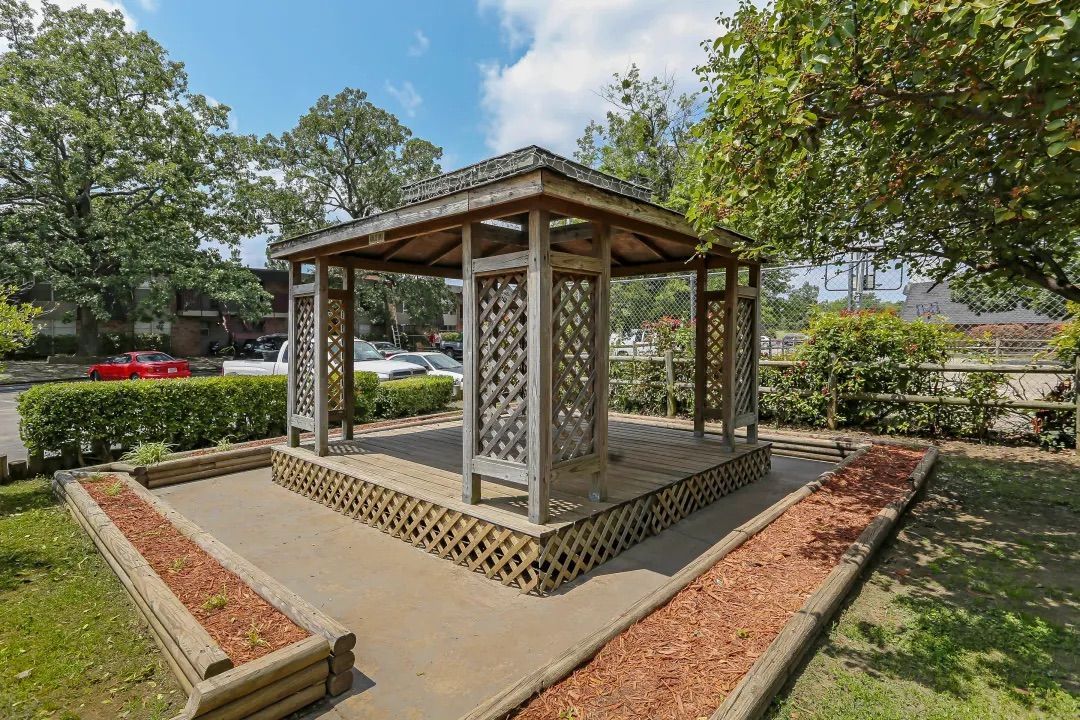 photo showing a community gazebo