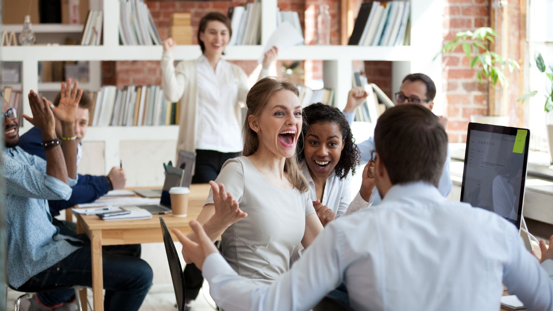 Happy employees