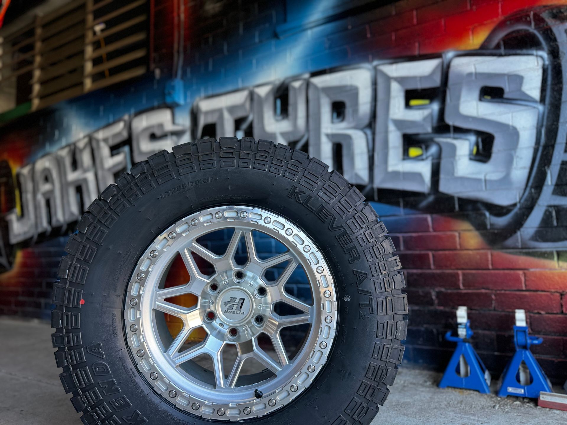 A Large Tire and Silver Rim — Jakes Tyres in South Murwillumbah, NSW
