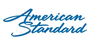 The american standard logo is blue on a white background.