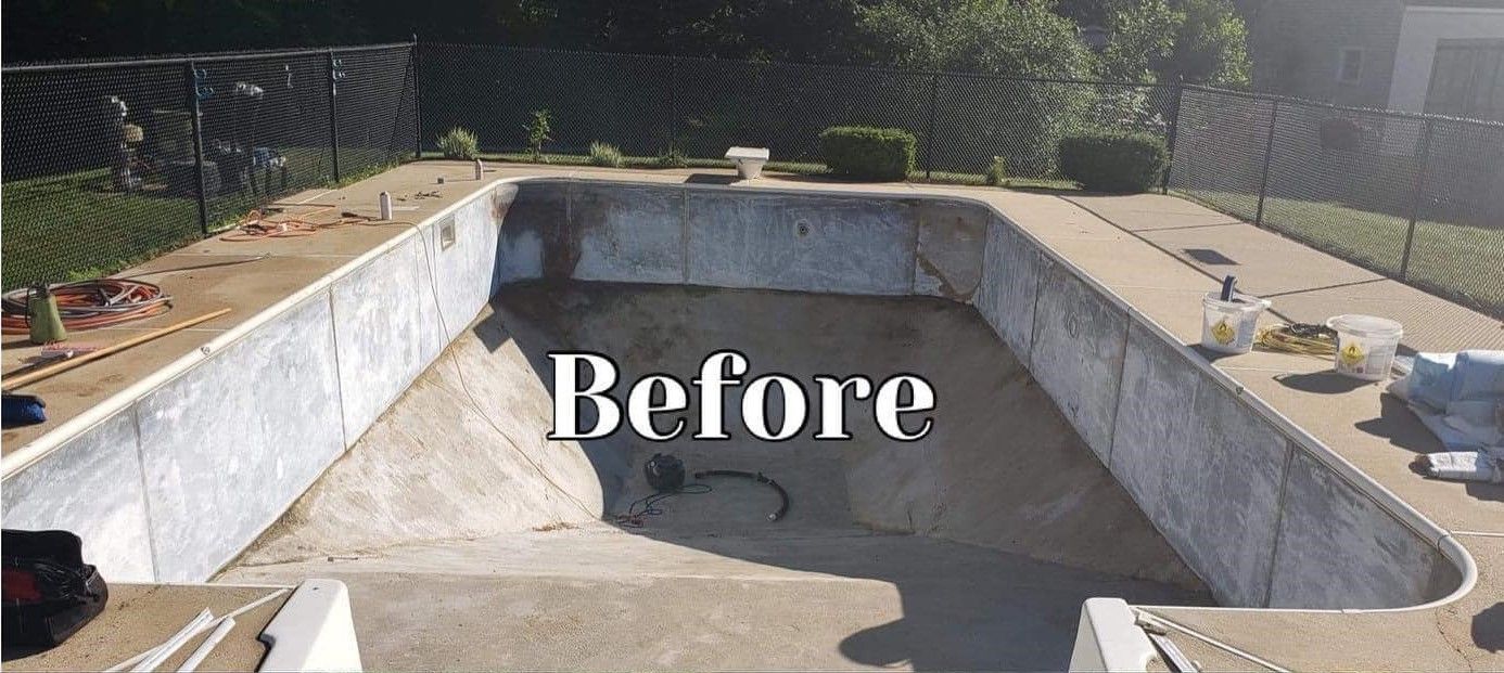 Before Pool Liner Installation | Southbridge, MA | Elite Pool Service