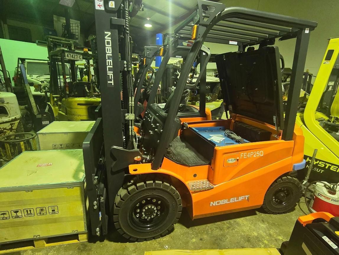 Orange Noblelift Forklift in Warehouse Setting — A1 Forklifts In Bellingen, NSW