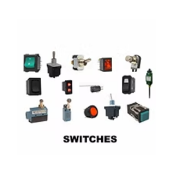 Collection of various electrical switches.