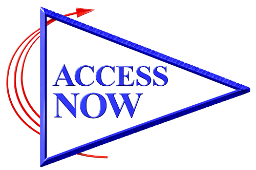 Blue triangle button with 