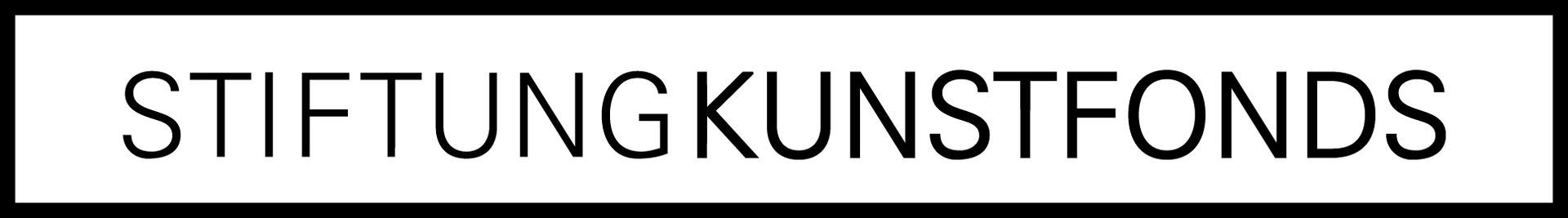 A sign that says stiftungkunstfonds on it