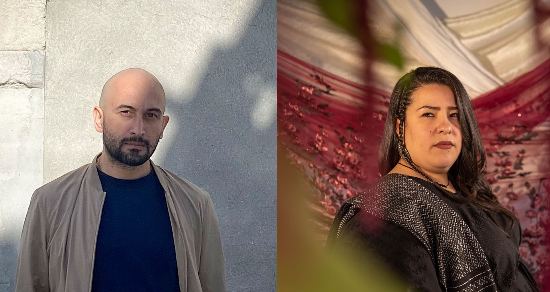 Portraits of Farshid Bazmandegan and Erika Hirugami.