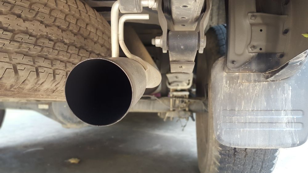 A Close Up Of The Exhaust Pipe Of A Truck — Gympie Diesel & Dyno Centre in Glanmire, QLD