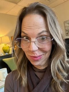 Woman with glasses