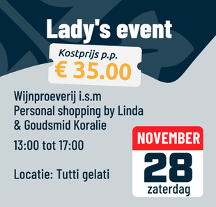 Wijn proeverij, Lady's event, Personal shopping by linda, Goudsmid Koralie