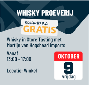 Whisky proeverij

