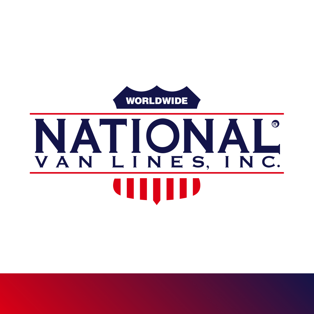 National Van Lines, Inc. logo with red and blue text and a small “Worldwide” banner