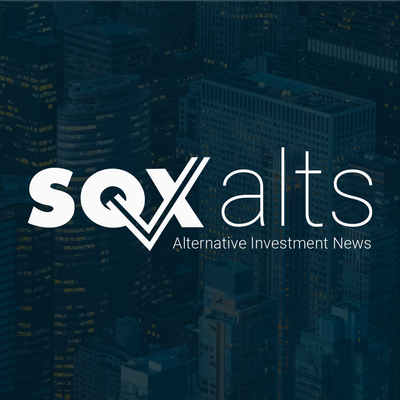 Sqxalts logo on dark cityscape background, with the subtitle “Alternative Investment News”