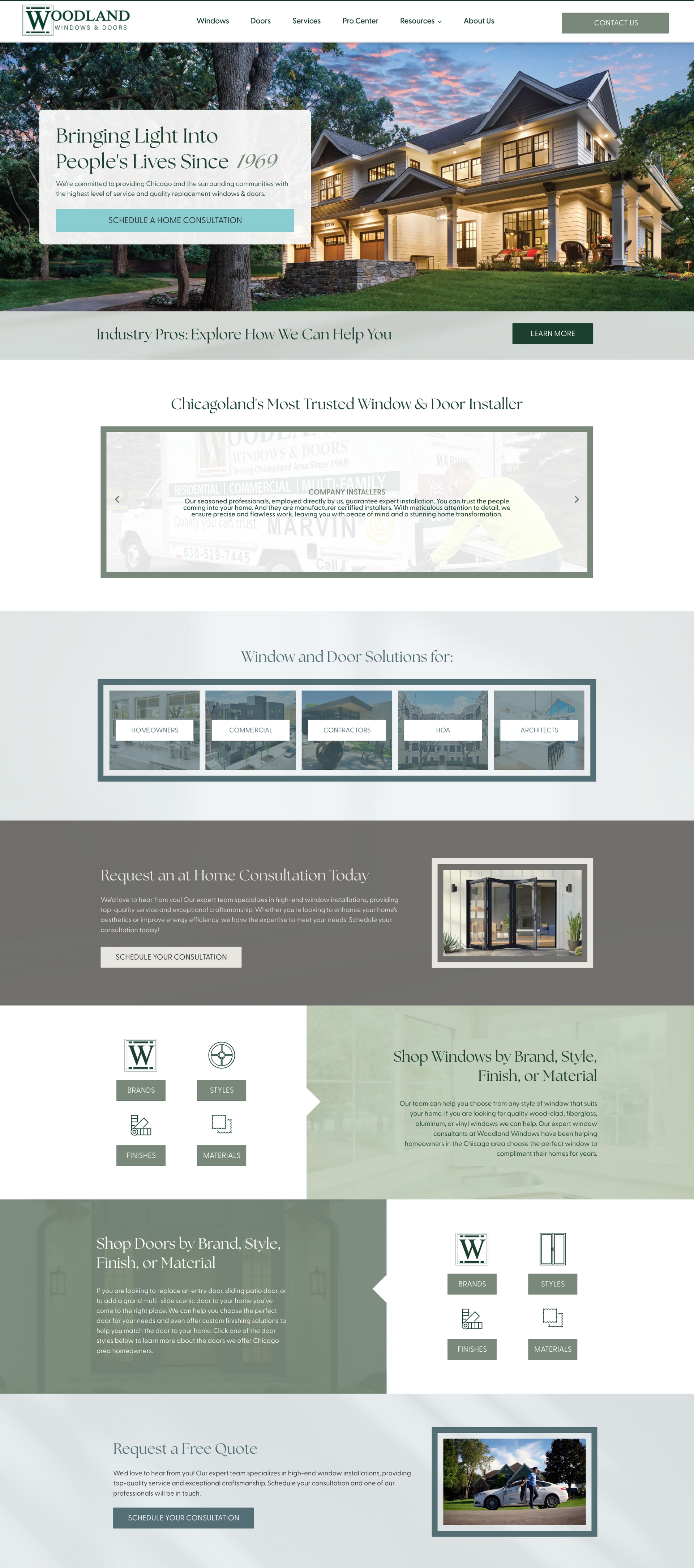 Homepage for a modern resort or hotel, with a large villa photo and sections for rooms, amenities, and booking details