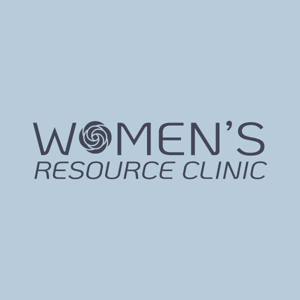 Women’s Resource Clinic logo on a light blue background