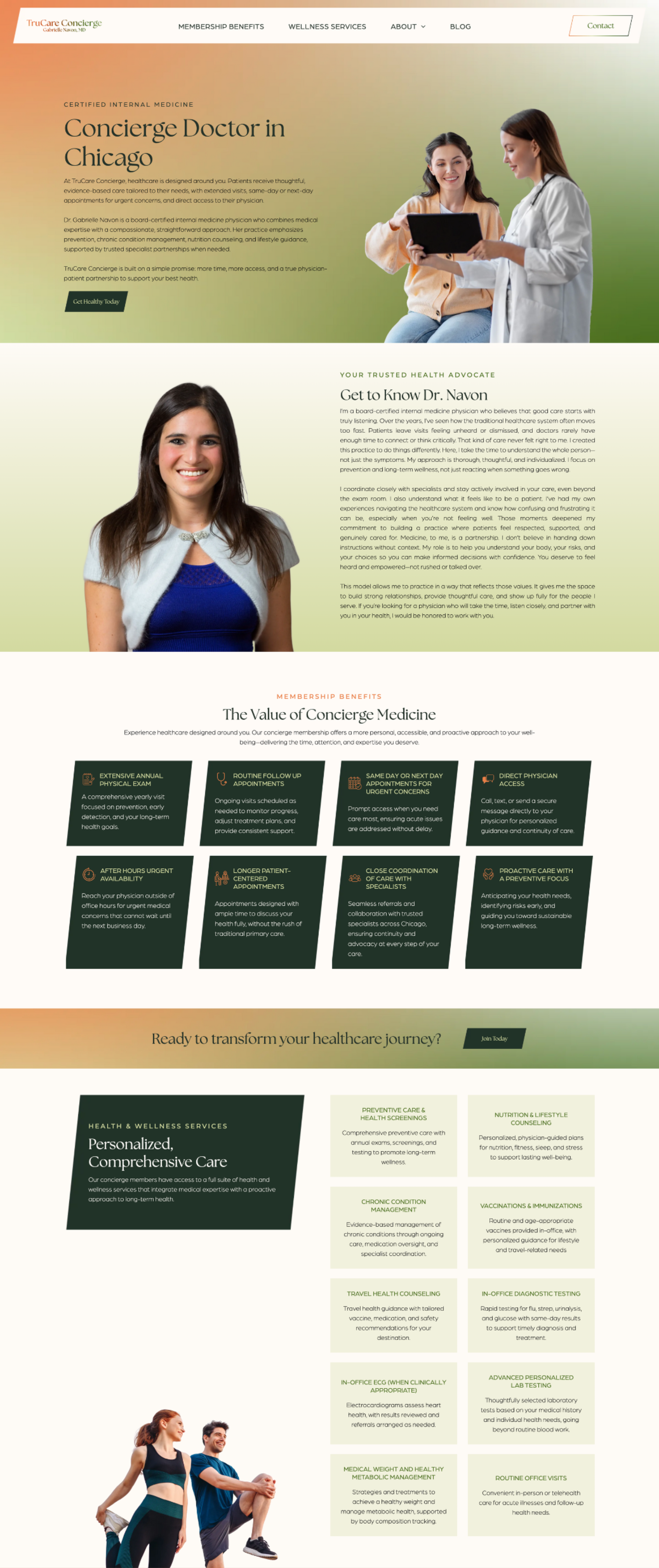 Dark blue software products webpage with product images, feature icons, and a contact form.