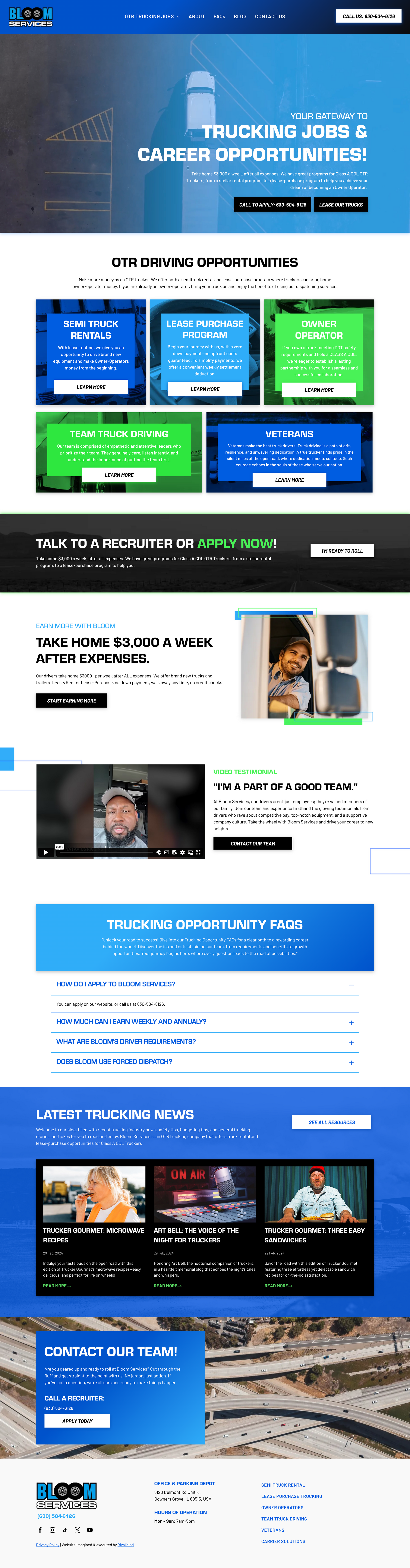 Bloom Services Website Case Study | RivalMind