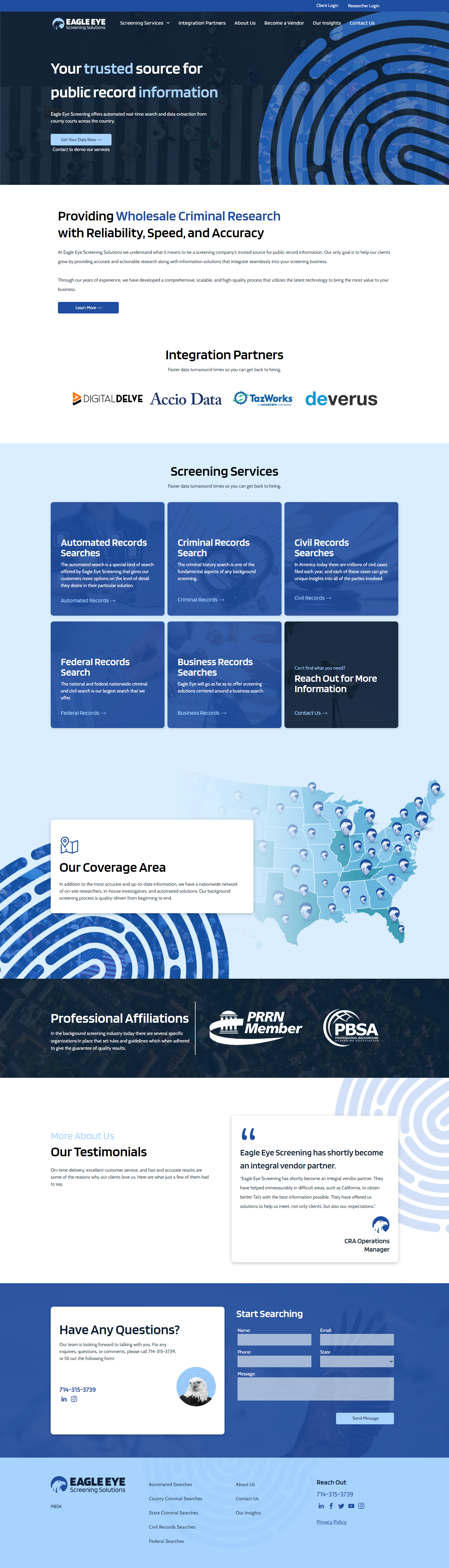 Eagle Eye Website Case Study | RivalMind