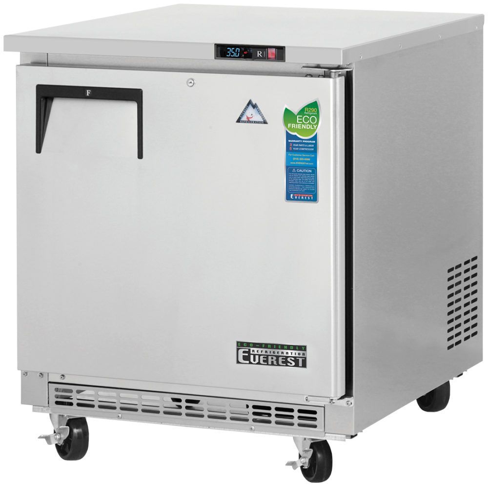 undercounter refrigerator; refrigerator;