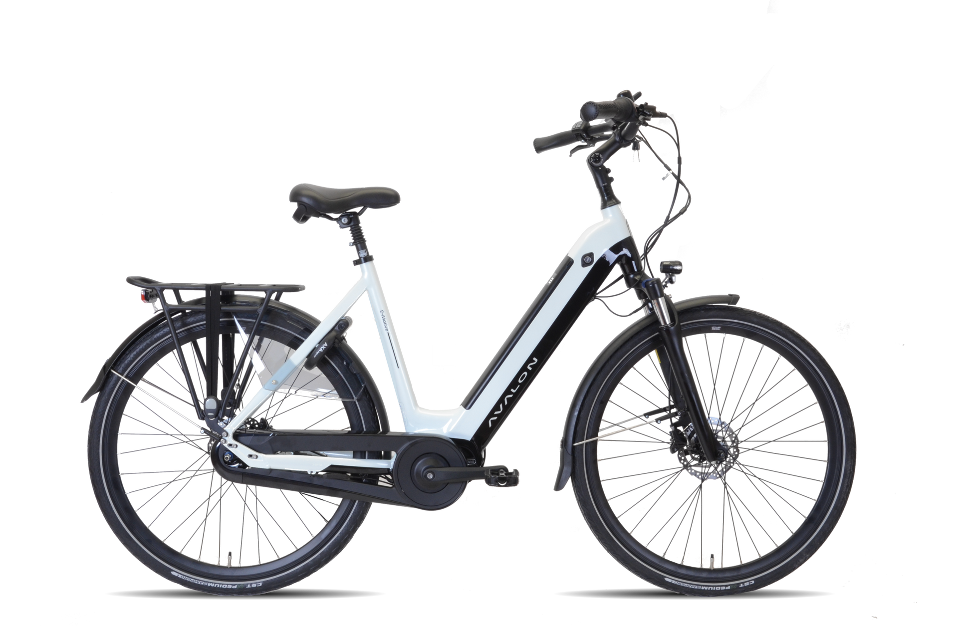 Avalon E-Motive Premium e-bike met lage instap en geïntegreerde intube acca.