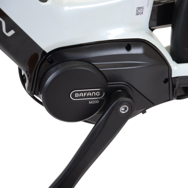 Bafang M200 middenmotor op een Avalon Premium e-bike voor soepele en krachtige trapondersteuning.