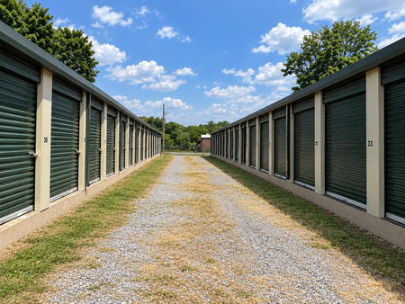 Drive-up storage units at Bagby Storage, Shorter Avenue, Rome GA