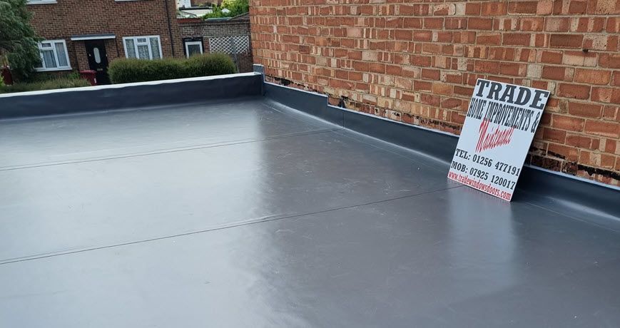 Completed roofing project