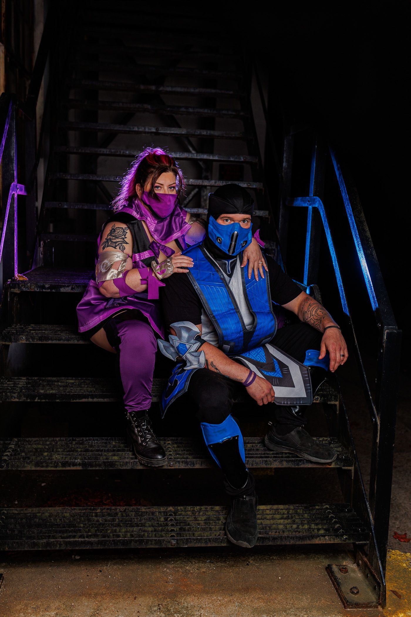 Mortal Kombat themed engagement session