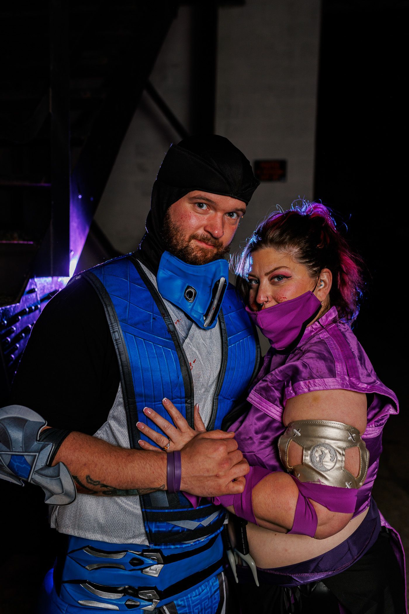 Mortal Kombat themed engagement session