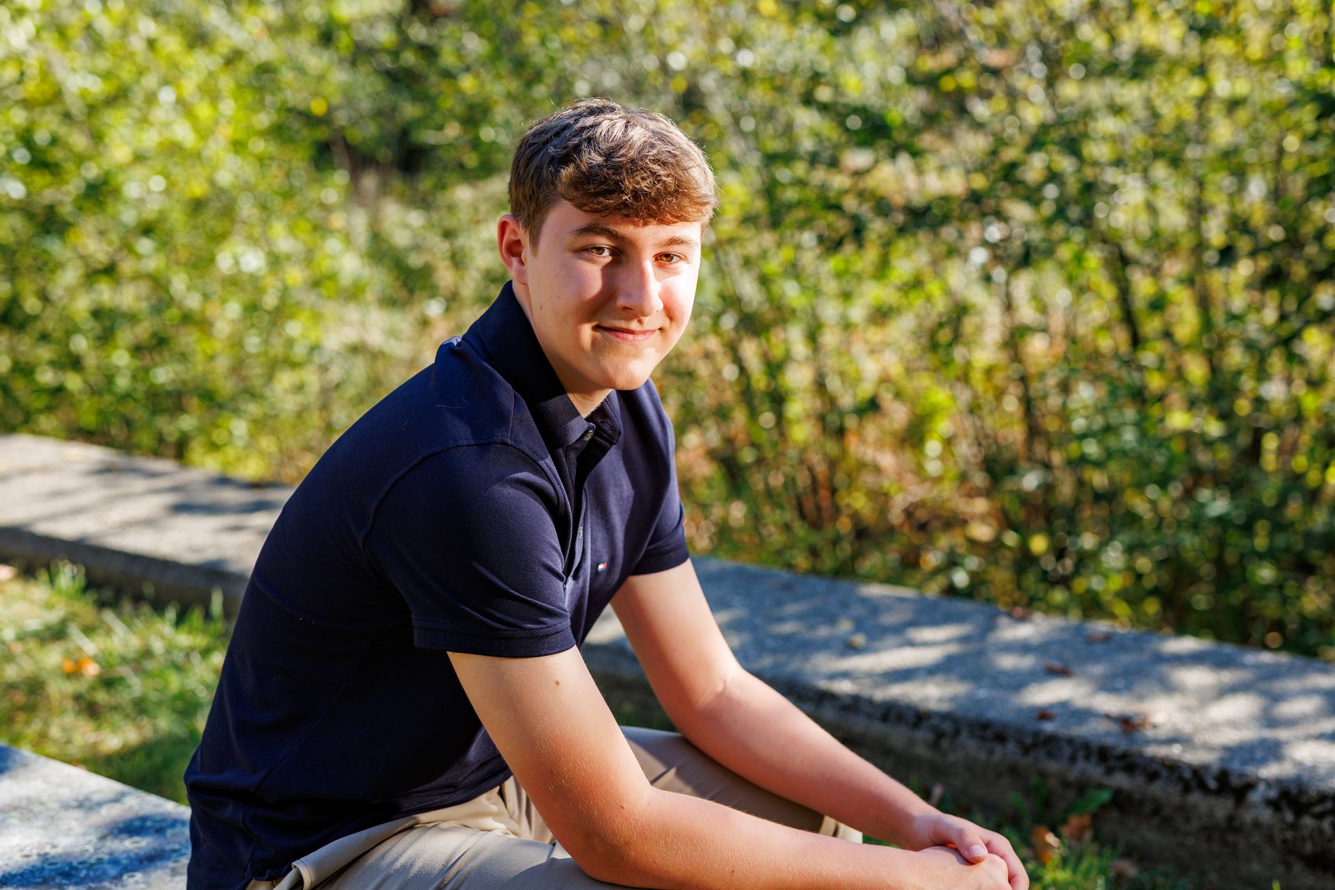High school senior - senior photography - male student