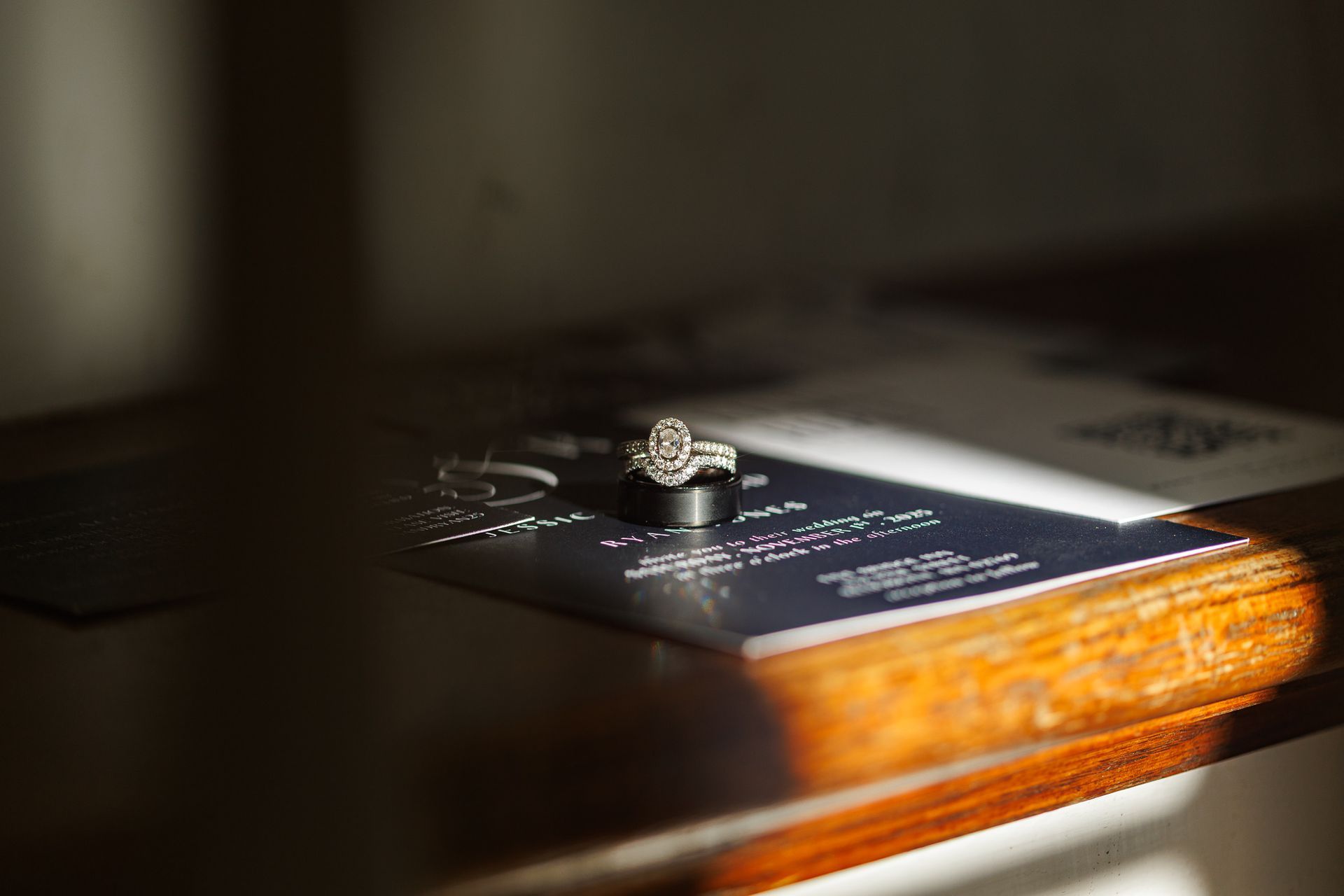 ring photo at Five Bridge Inn wedding
