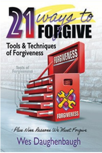 A book titled 21 ways to forgive plus nine reasons we must forgive