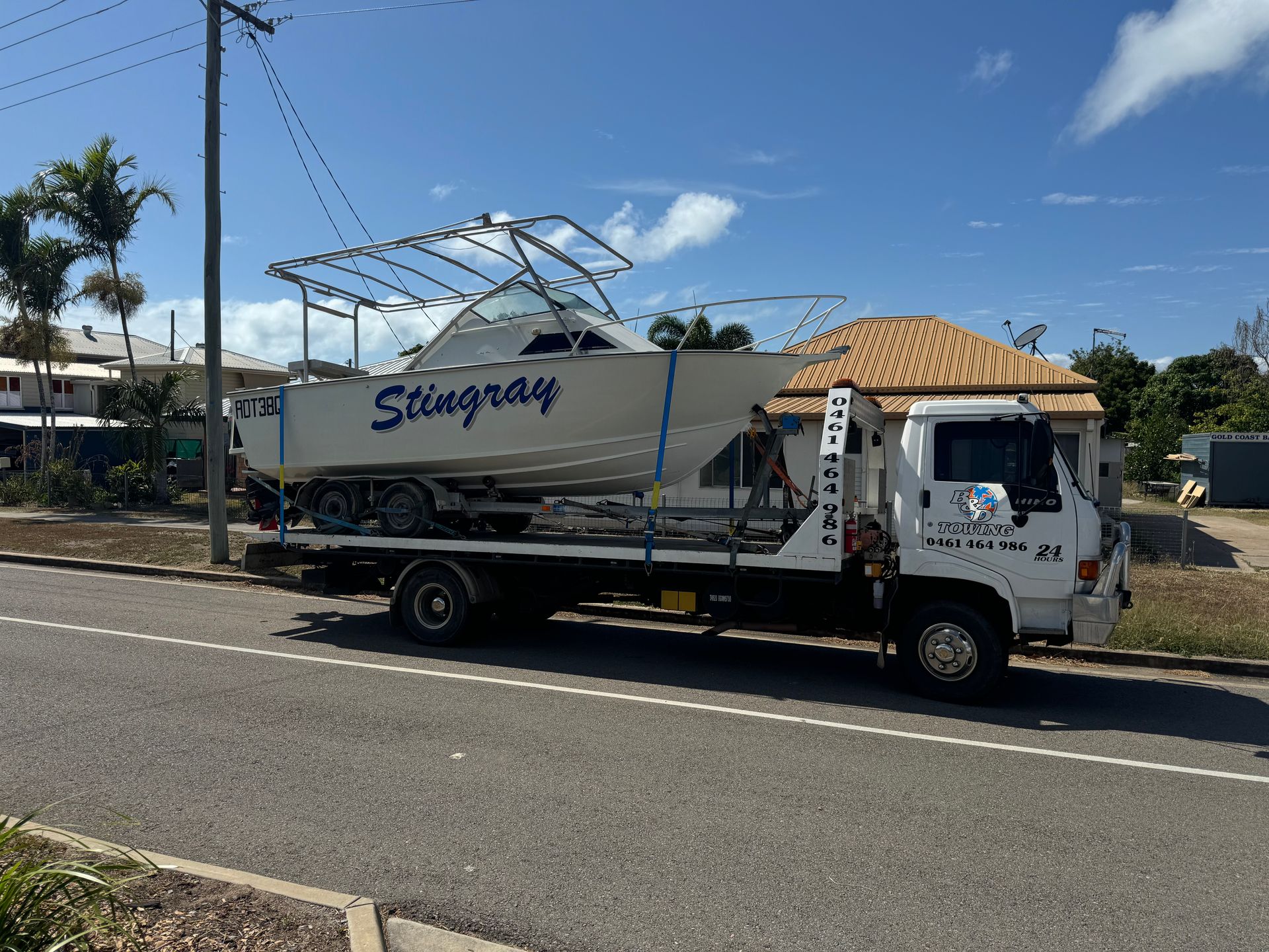 A Boat Labeled