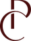 Logotipo da Clínica Pietà, monograma estilizado em tom bordô com as letras P e C entrelaçadas sobre fundo branco.