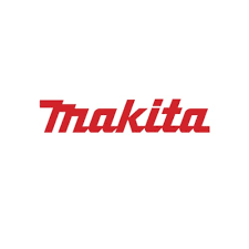 Il logo del marchio Makita in testo rosso su sfondo bianco.