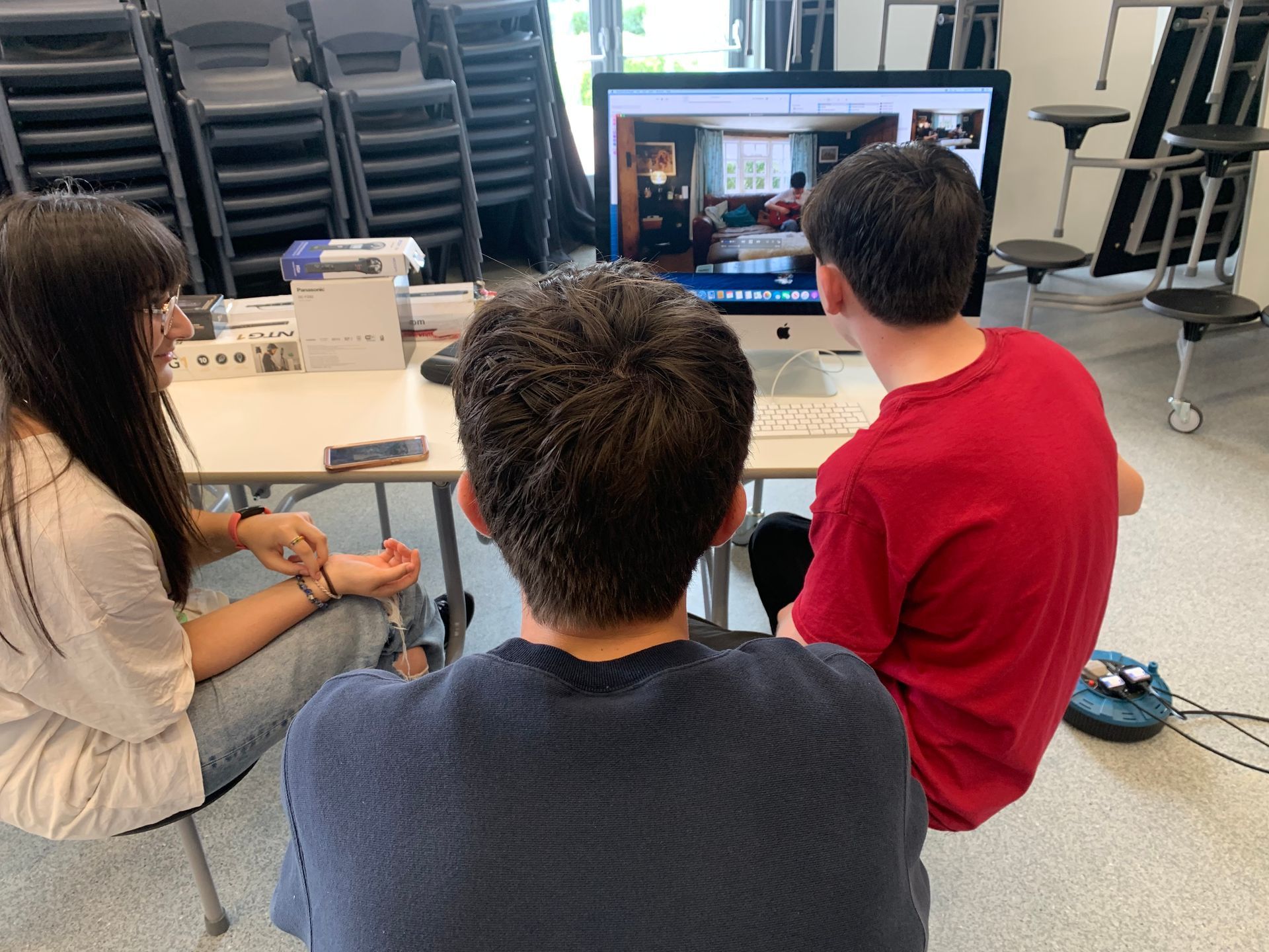 Cinematic project produced by children