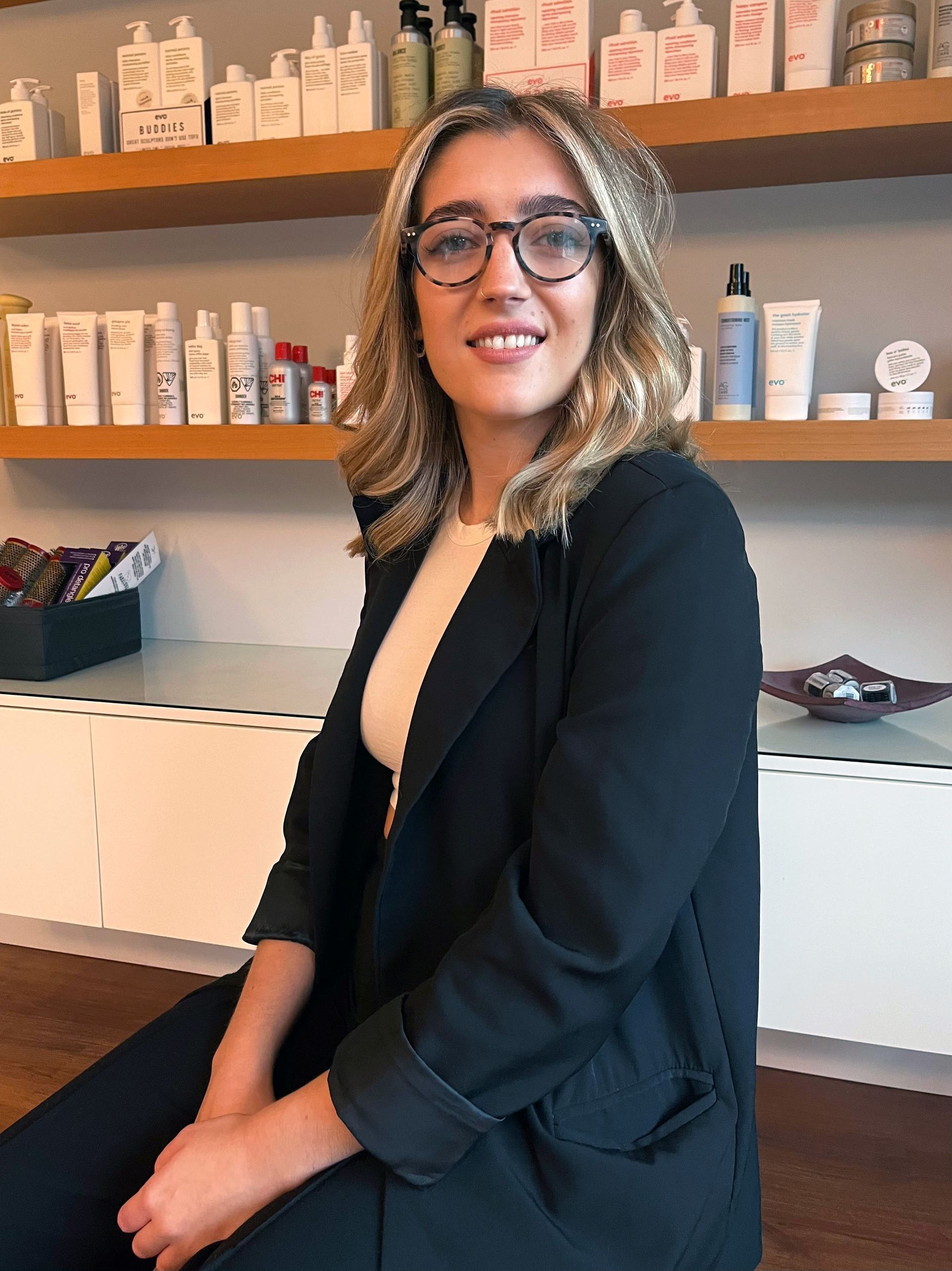 Whistler, BC. Suco's hair salon: hair extensions.