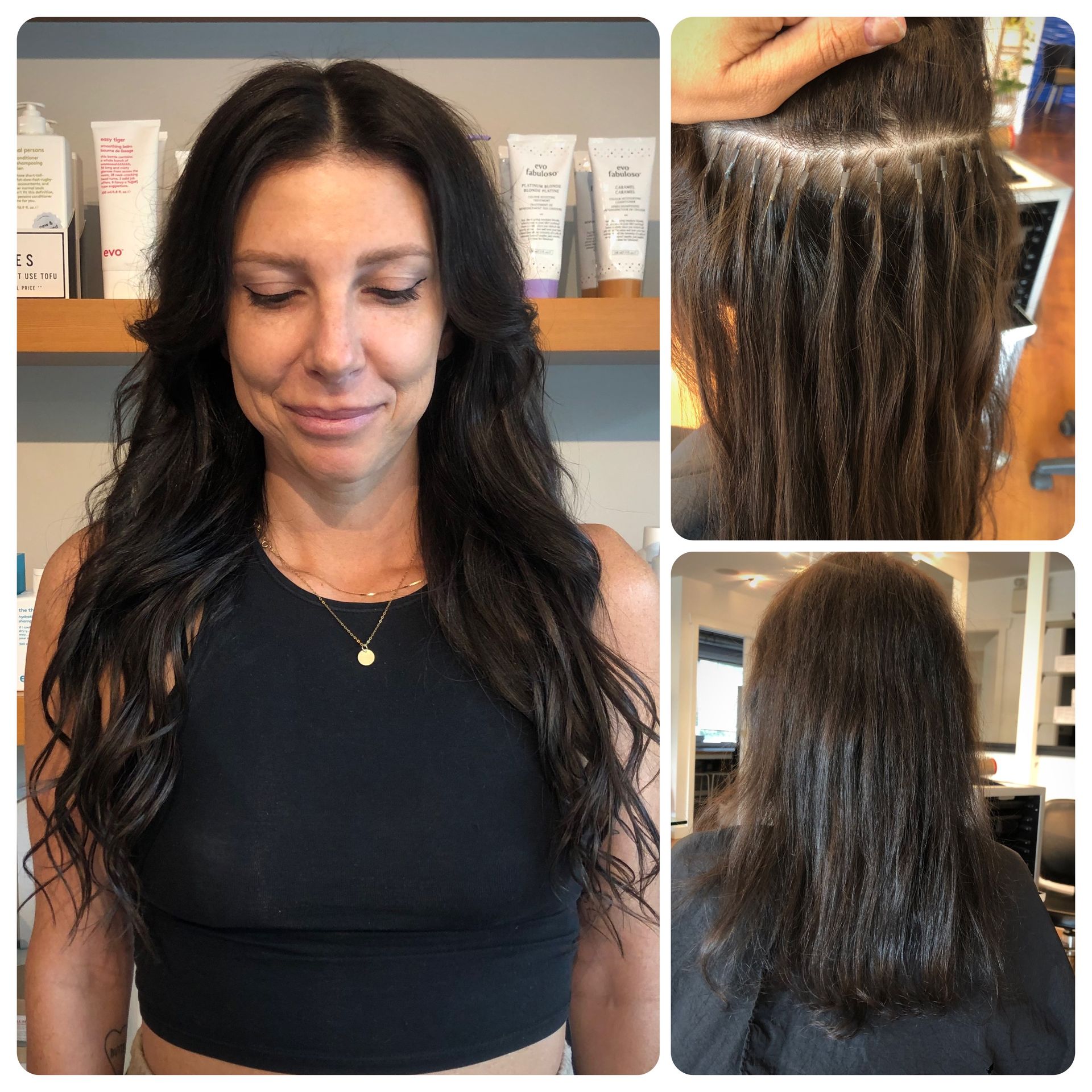 Hair extensions at Sücos Hair Salon Whistler