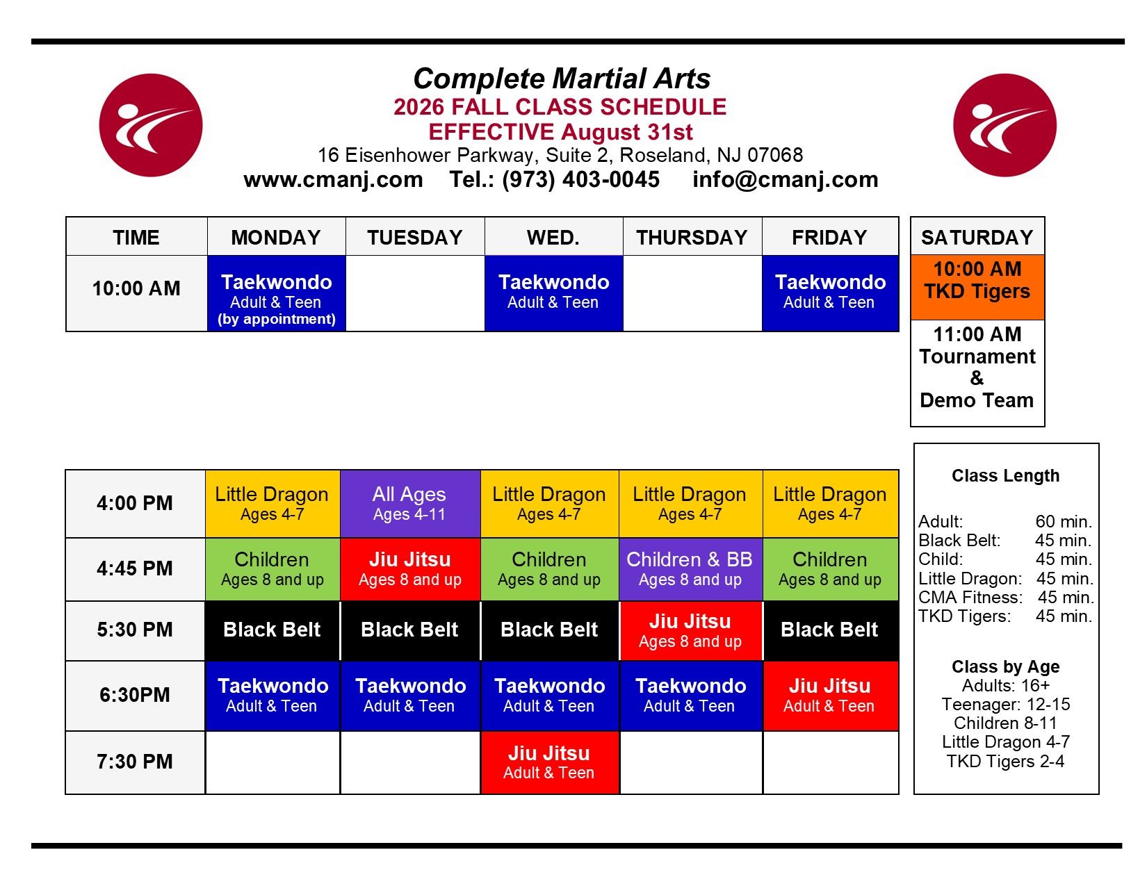 It is a flyer for a day camp for martial arts.