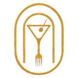 cocktail glass and fork icon