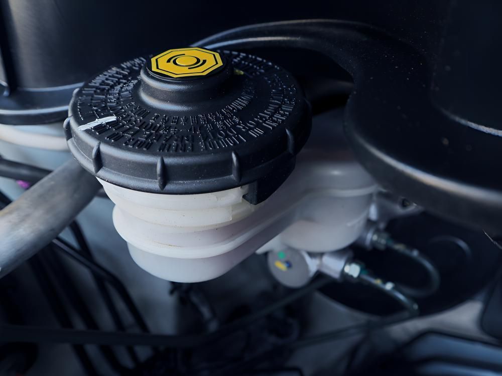 Close Up of a Brake Fluid Reservoir — Kirk Auto Know Mechanical in Stuart, QLD